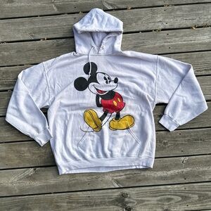 Disney White‎ Mickey Mouse Hoodie